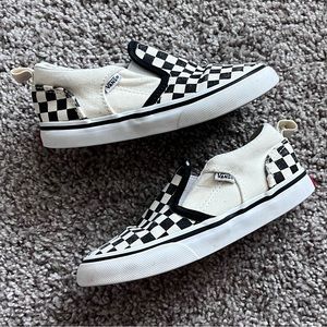 Toddler Vans Slip on Checkerboard Shoes size 9